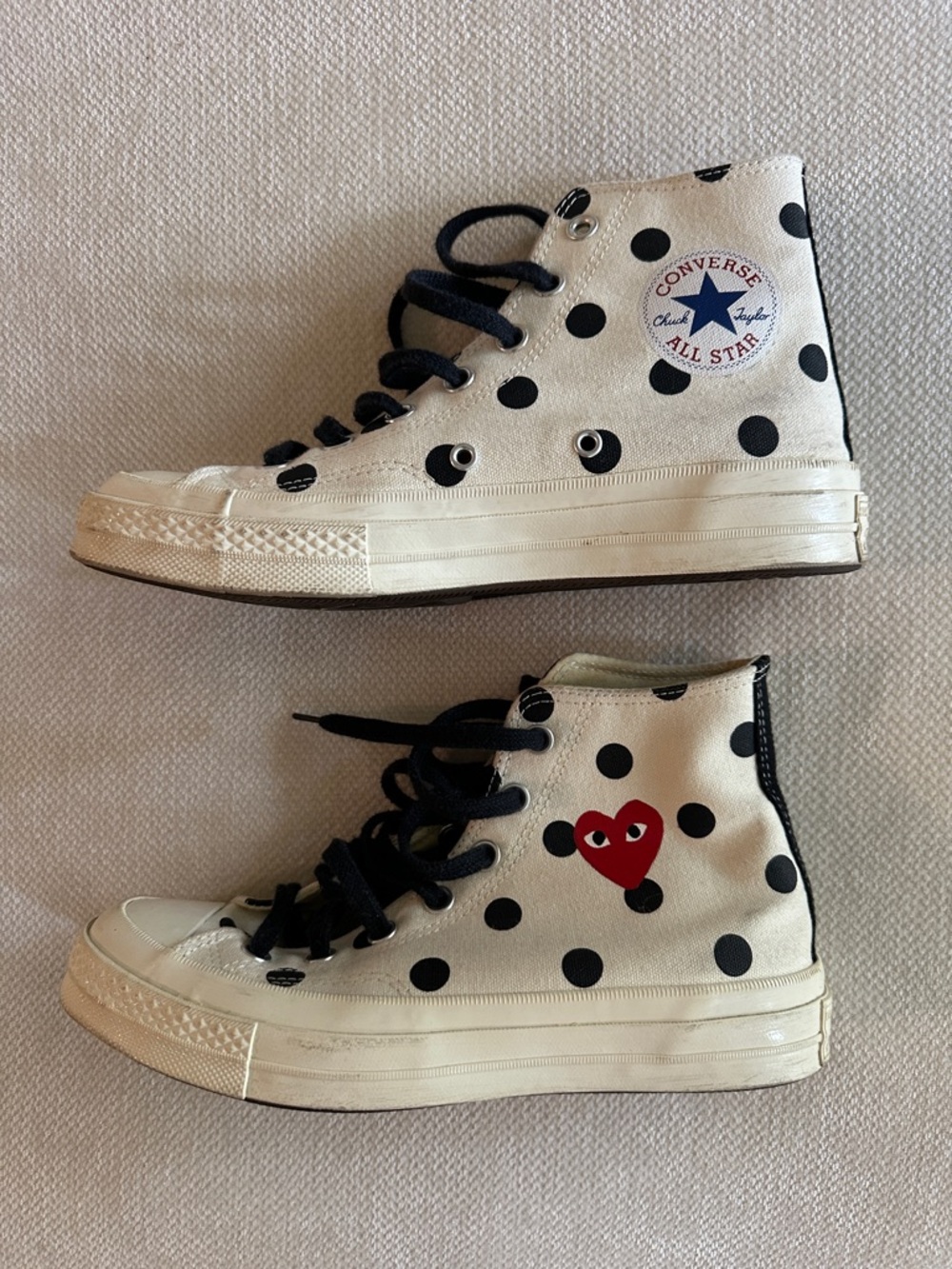 High-Top Converse x Comme des Garcons